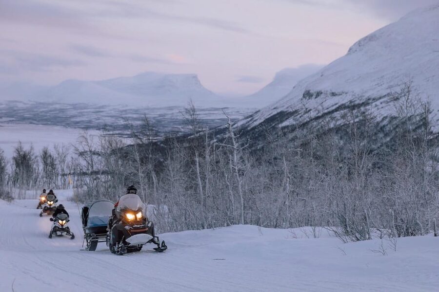 Abisko/Björkliden: Panorama Snowmobile Tour with Snacks - Björkliden pickup and the real timing of a 2.5 hour plan