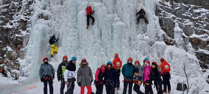 Abisko: Ice Climbing for All Levels with Certified Guide - Your guided climb: what happens after you arrive at the ice
