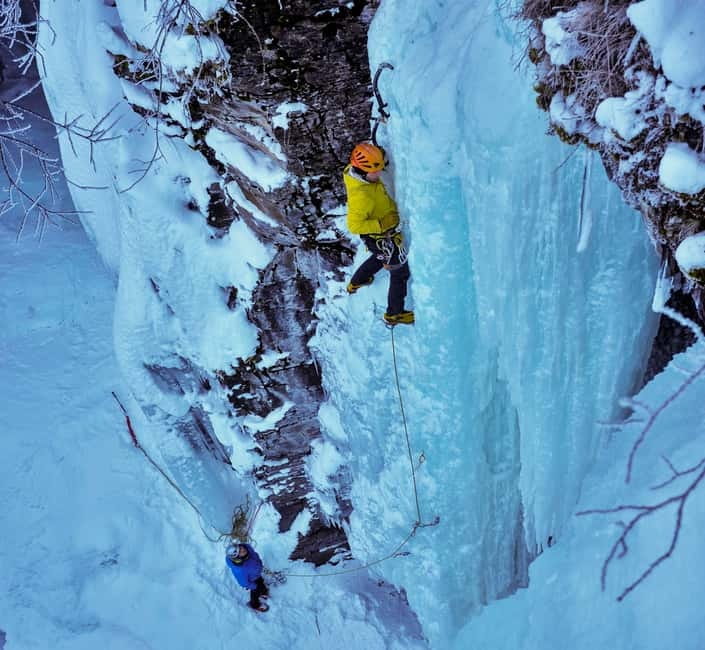 Abisko: Ice Climbing for All Levels with Certified Guide - Multiple routes for all levels: how the guide keeps it fair and fun