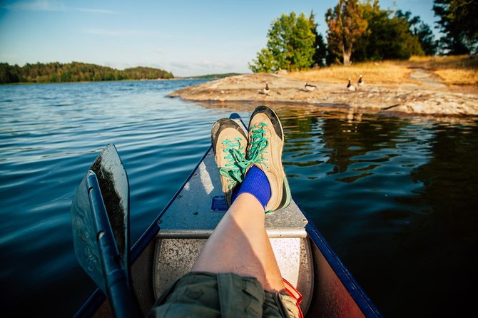 Canoe adventure in Stockholm Archipelago - Vaxholm start, easy meeting point, and what the first 30 minutes feel like