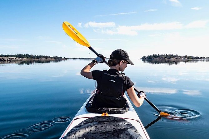 Culinary Kayaking Adventure - Saint Anna Archipelago of Sweden - Day one in the inner archipelago: sea meadow foraging and campfire cooking