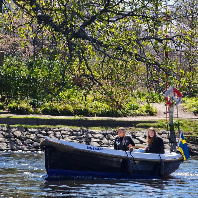 Gothenburg city center: Electric selfdrive boat tour - A realistic timing plan for 1, 2, or 3 hours