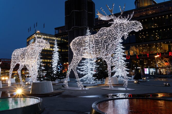 Guided Stockholm Christmas Tour - The Old Town Christmas story tour, with Dalarna horses and Tomten