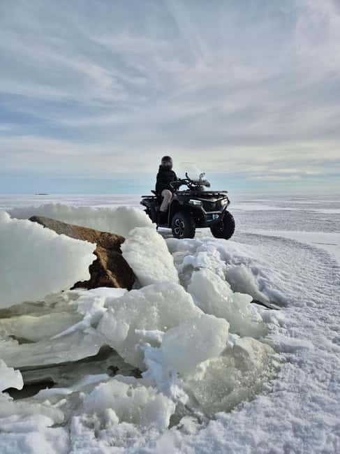 Kalix: Lapland ATV Adventure with Guide - Warm drink and a Swedish sweet reset
