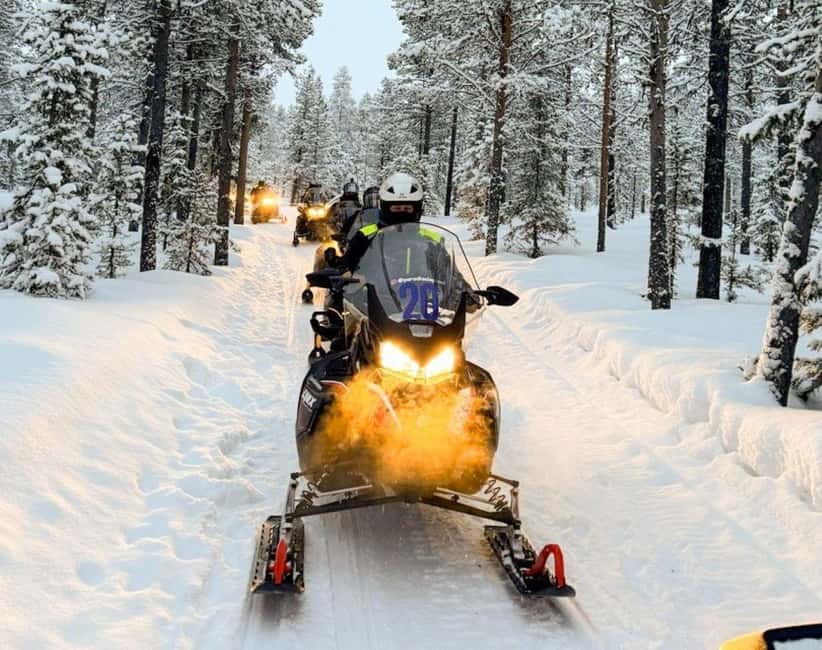 Kiruna: Guided Snowmobile Tour and Swedish Fika Experience - The 32 km Route: Frozen Lakes, Snowy Forests, and Photo Breaks