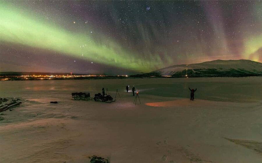 Kiruna: Northern Lights Snowmobile Tour - The snowmobile ride: speed, silence, and staying in control