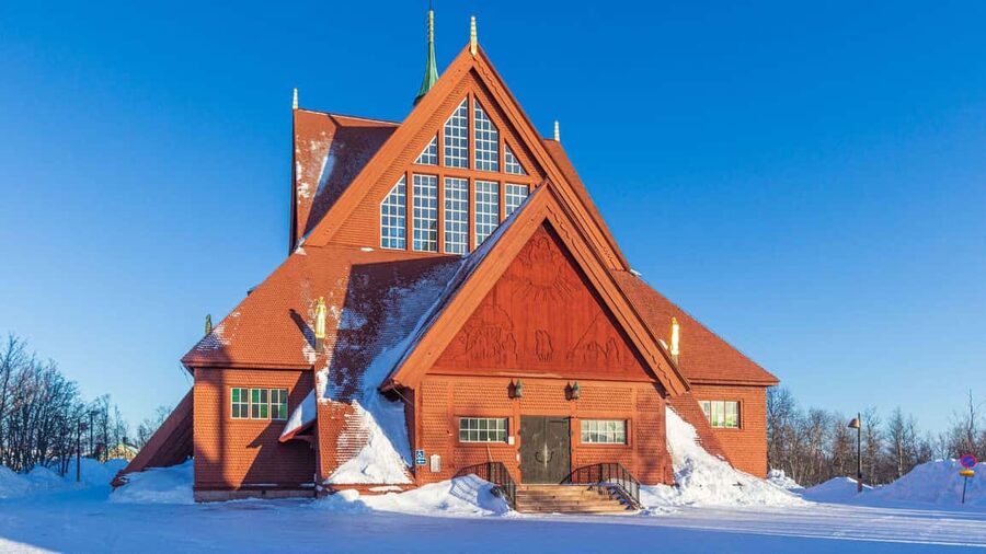 Kiruna Walking Tour with Kin Museum - New Town Hall (City Hall) and the Future of Kiruna City Center