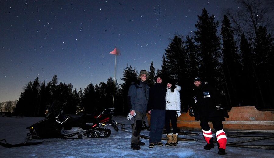 Luleå : Northern Lights Tour on a Snowmobile drawn Sled - Key highlights you can plan around