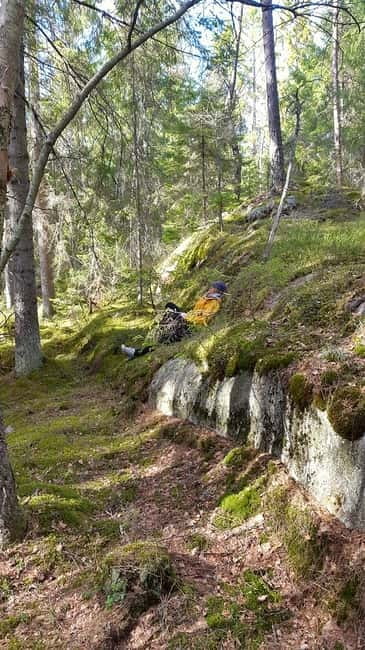 Nature Hike from Stockholm - Joining Sörmansleden: climbing onto rocky plateaus for real views