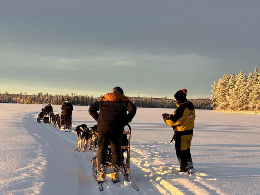 North, Dogs, Snowmobiles & Lights - Break Time, Photo Stop, and Free Time: When You Actually Warm Up