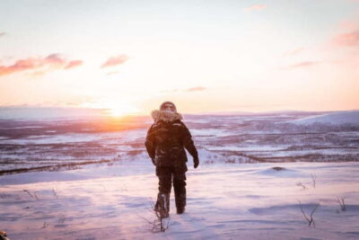 Once-in-a-lifetime Snowmobile Safari to Lapland Viewpoint