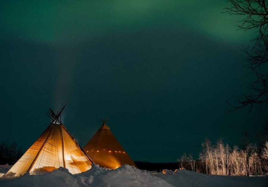 Premium Aurora Snowmobile Ride With Panoramic Views - Gear loan means you can travel lighter