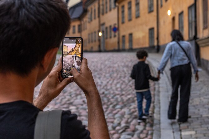 Private Golden Hour Photo Walk in Stockholm - Stop 2: Riddarholmen, quieter tones and strong silhouettes