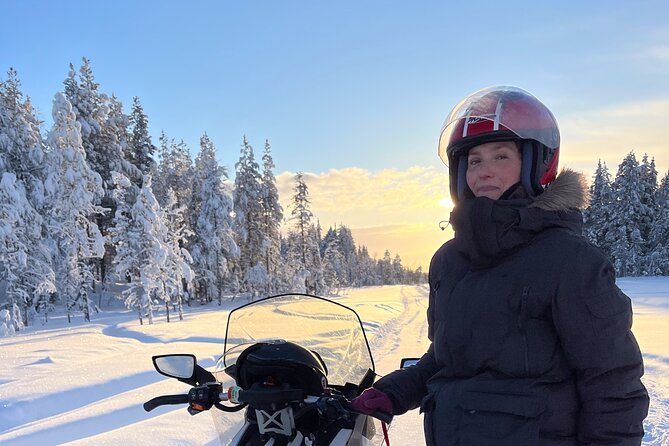 Private snowmobile day tours - The Deep White Forest Ride and the Candelabra Tree Look