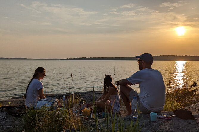 PRIVATE Sunset Kayaking in Stockholm Archipelago Nature Reserve - The outer archipelago setting that makes this feel special