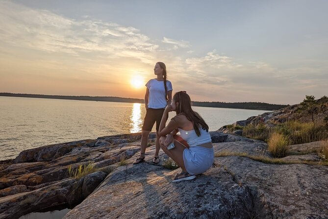 PRIVATE Sunset Kayaking in Stockholm Archipelago Nature Reserve - Equipment included means you can travel lighter
