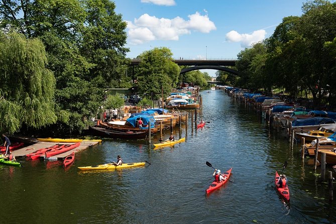 Self-Guided Kayak Adventure In Central Stockholm (Two-man kayak) - Getting on the water near Långholmen Kajak