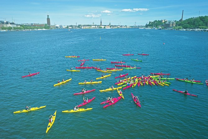 Self-Guided Kayak Adventure In Central Stockholm (Two-man kayak) - Stockholm City Hall from the eastern tip of Kungsholmen