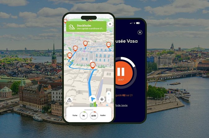Stockholm Audio Guided Walking Tour 2h20 and 25 reviews - Yellow buildings, old coin-making, and a courtyard detour