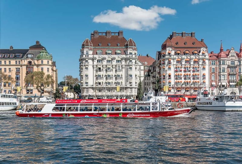 Stockholm: Hop-On Hop-Off Bus or Boat Option - Price and value: is $24 worth it for a 1-day sightseeing plan?