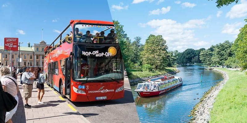 Stockholm: Hop-On Hop-Off Bus or Boat Option - The route flow: where you pass, where you can jump out