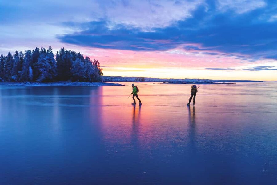 Stockholm: Ice Skating with fire & chance of Northern Lights - Value check: is US$154 fair for what you get?