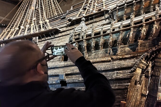 Stockholm Must See - Old Town, boat + Vasa Museum 3h small group - Djurgården highlights: military past to museum island, with WWII bunker remnants