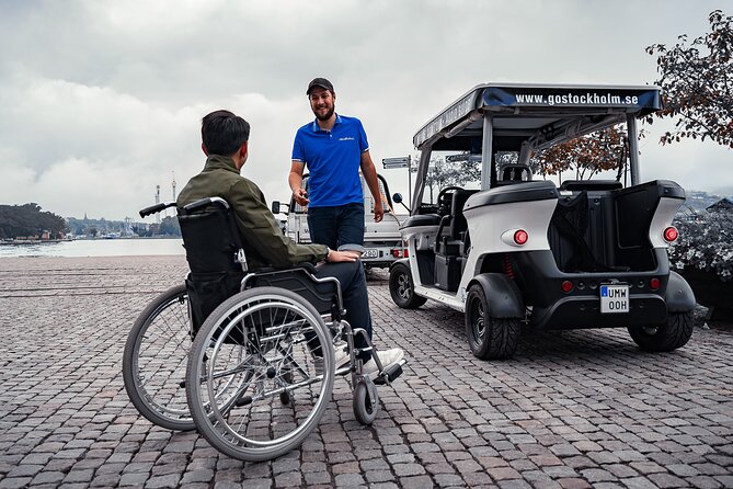 Stockholm Private Golf Cart Tours - Meeting at Skeppsbron 25, Then Rolling Past the Waterfront Core