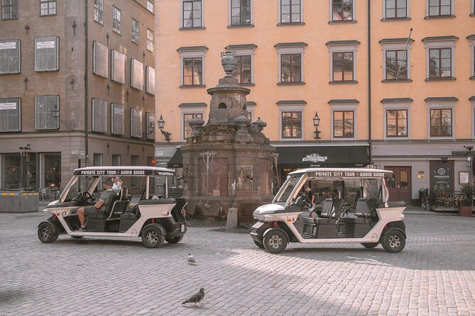Stockholm Private Golf Cart Tours - Live Guide Energy, Plus Audio for When You Want Your Headphones Too