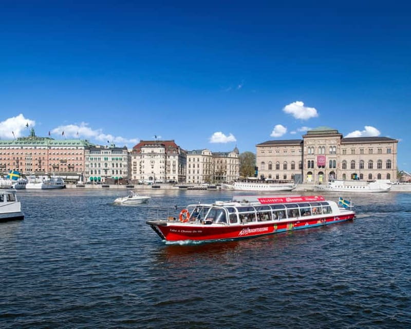 Stockholm: Royal Bridges & Canal Boat Tour with Audio Guide - The Route That Makes Bridges Make Sense