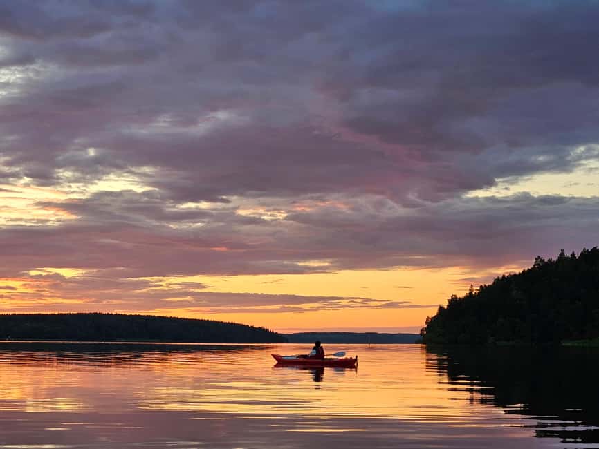 Stockholm: Sunset Kayak Tour on Lake Mälaren with Tea & Cake - Price and value: is $109 a fair deal for 4.5 hours?