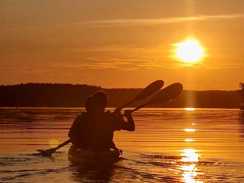 Stockholm: Sunset Kayak Tour on Lake Mälaren with Tea & Cake - The first paddle: two cozy hours of lake time, route around 7 km