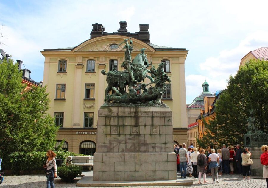 Stockholm: Walking tour of Gamla Stan, the Old Town - Royal Palace moments, St George and the Dragon, and a skyline you can read