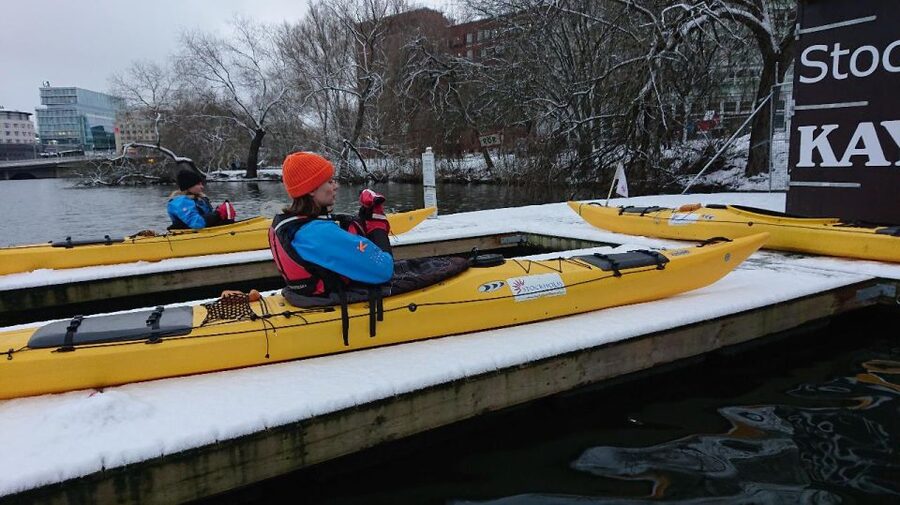 Stockholm: Winter City Kayaking Tour - Södermalm views: a quieter perspective on the city