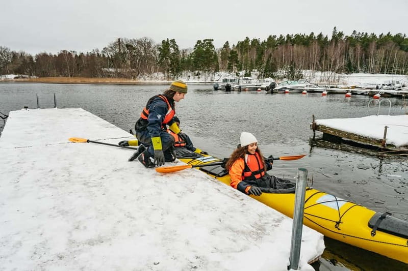Stockholm: Winter Kayaking, Swedish Fika, and Hot Sauna - Wood-burning sauna and the optional Baltic polar plunge