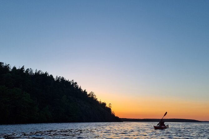 Sunset kayak tour with fika on Stockholms lakeside - Price and value: what $107.77 buys you
