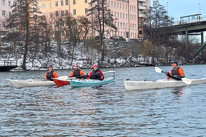 Winter Kayak Tour in Stockholm City (Dry Suit Kayaking) - Winter city kayaking route: from Kungsholmen to Lilla Essingen